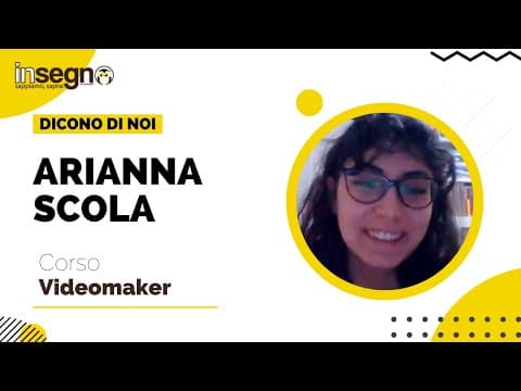 Testimonianza Corso Videomaker