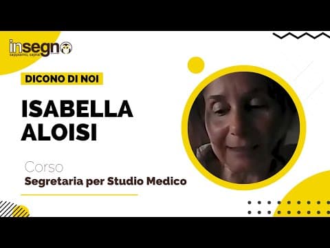 Testimonianza Isabella Aloisi