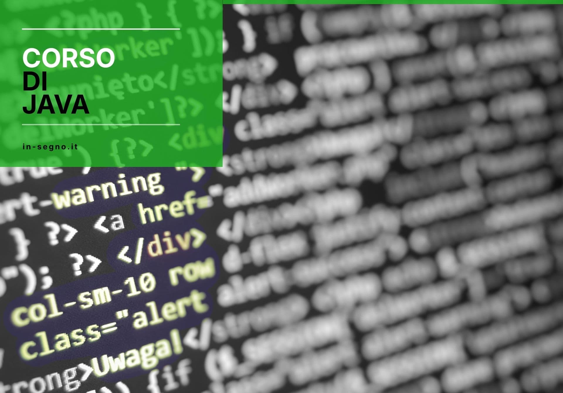 Corso Programmazione Java