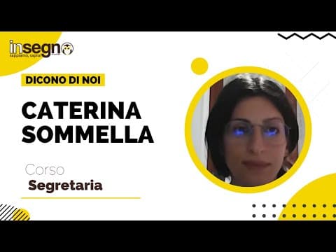 Testimonianza Caterina Sommella