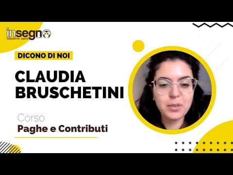 Testimonianza Claudia Bruschetini