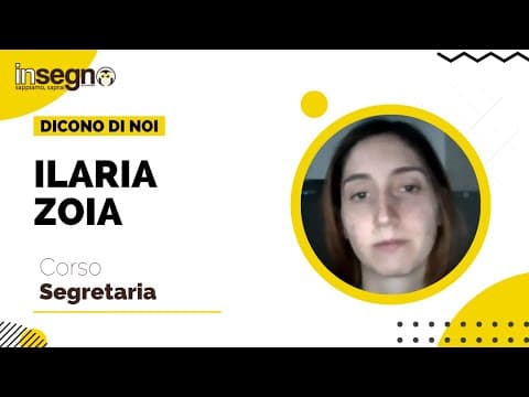 Testimonianza Ilaria Zoia